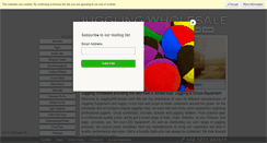 Desktop Screenshot of jugglingwholesale.com
